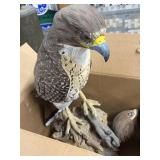 Hawk Sculpture Lot