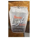 Vintage Stoneys light beer cardboard sign