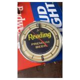 Vintage 1950s Reading Premium Beer light-up