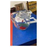 Vintage Anchor Hocking clear glass ball tilt