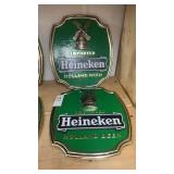 Pair of Vintage Heineken Holland Beer plastic bar