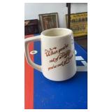 Vintage 1960s/1970s Schlitz ceramic beer stein
