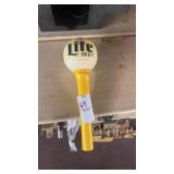 Vintage Miller Lite Golf Ball Tap Handle