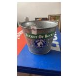 Vintage Rolling Rock Galvanized Bucket