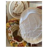Lot of 3 ceramic platters