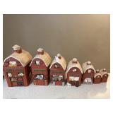 Barn kitchen canisters set of 7