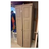 Plastic Storage Cabinet AS IS NO CONTENTS