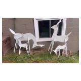 Lot of Christmas Wooden Reindeer
