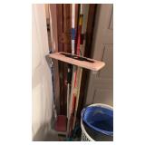 Lot of Brooms and Brushes