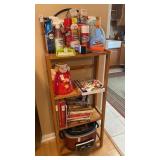 Bakers rack  4 shelf . Contents not included 58
