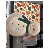 Lot of 2 trivets and 1 spoon rest