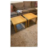 2 End tables 22