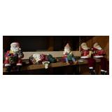 Shelf lot of santa shelf sitters