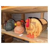 Shelf lot of Turkeys