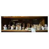 Shelf lot of angel decor