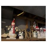Lot of snowmen decor