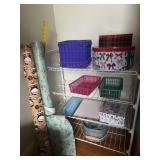 Lot of containers, organizers, and misc