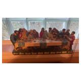 Heavy Vintage Last Supper Mantel Piece
