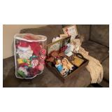 Lot of Christmas Decorations and Religious Items