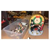 Christmas Figures and Clock