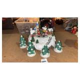 Skate Rink Christmas Decoration