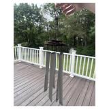 Outdoor wind chimes *missing one*