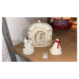 Lot of Ceramic Nativity Items