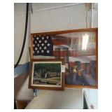 9/11 Twin towers framed picture, Old Johnstown