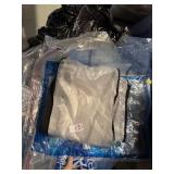 Lot of large plastic bags and trash bags in