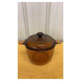 Vintage Visions Corning Amber Glass 3.5L Dutch