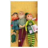 4 Vintage Pixie Shelf Sitters