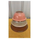 Vintage Pyrex Homestead Clear Bottom Mixing Bowl