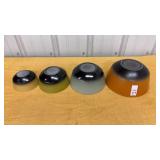 Vintage Fire-King Anchor Hocking Black Ombre