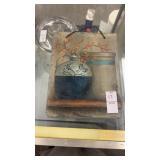 Vintage Hand-Painted Slate Plaque ï¿½ Folk Art
