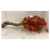 MCM lucite grape cluster on driftwood