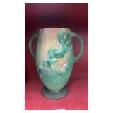 Roseville Fuchsia Green 1938 Vintage Art Pottery
