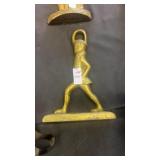 Vintage Colonial Williamsburg solid brass Hessian