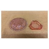 Vintage Pink Depression Glass 16-Hole Flower Frog