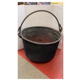 Vintage Hand Forged Copper Kettle 29 in diameter
