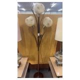 Vintage MCM Spaghetti Spun Standing Lucite Lamp