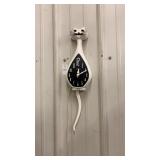 Spartus Cat wall clock electric