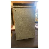 Vintage Johnstown Sanitary galvanized metal d