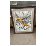 "Courtship" by artist Bonnie Marris Framed Print