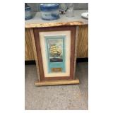 Vintage 1939 nautical advertising wall calendar