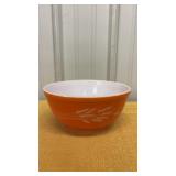Vintage Pyrex Autumn Harvest Orange #403 Round