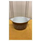 Vintage Pyrex Woodland Brown Cinderella Mixing /