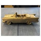 Vintage 1974 Benthrico metal Chevy coin bank