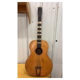 Vintage 1930s Santacilla Parlor Acoustic Guitar