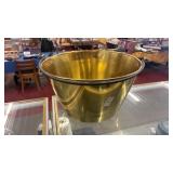 Large Brass Tone Ash Bucket