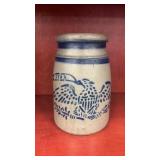 Vintage Cobalt Blue Stenciled Eagle "STAR"